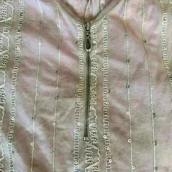 Y2K Sami & Jo Holograhic Sparkle High Low Top - Picture 7 of 8